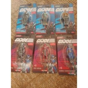 6 x Gi Joe  Limited Edition Mini Figures full set 2.5” Hasbro 2021 New